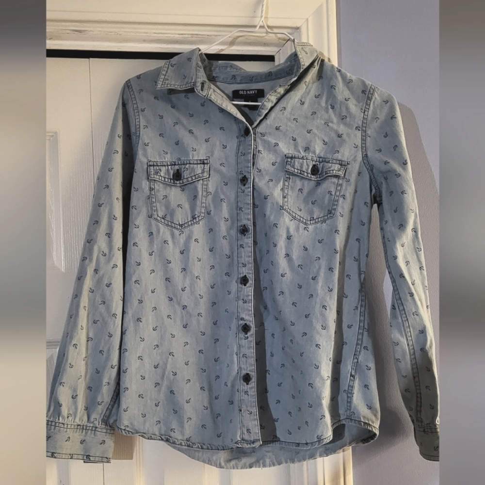 Old Navy Womens SP Button Shirt
